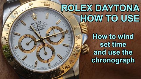 rolex daytona date function|rolex daytona how to use.